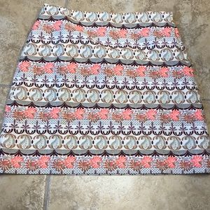 Shimmer Mosaic Shift Skirt
